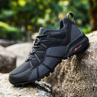 Stylish Men's Hiking Shoes - AlpineAce-Black-7-State of Style