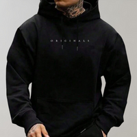 Stylish Men's Hoodie - Noah-Black-S-State of Style