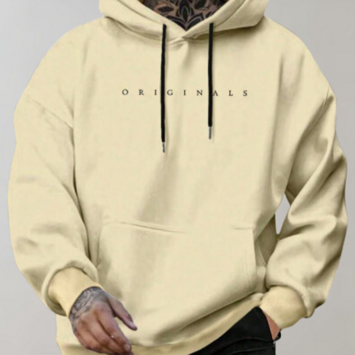 Stylish Men's Hoodie - Noah-Yellow-S-State of Style
