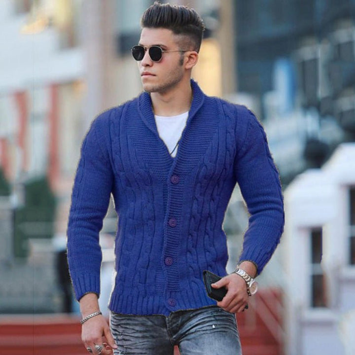 Stylish Men's Jumper - Luca-Blue-2XS-State of Style