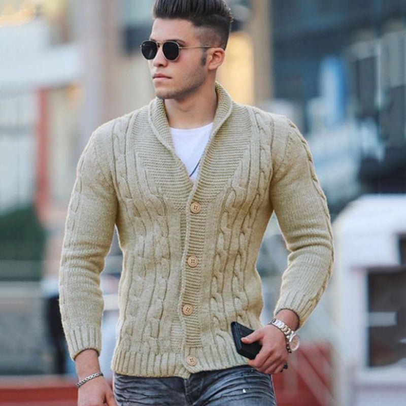 Stylish Men's Jumper - Luca-Light Green-2XS-State of Style