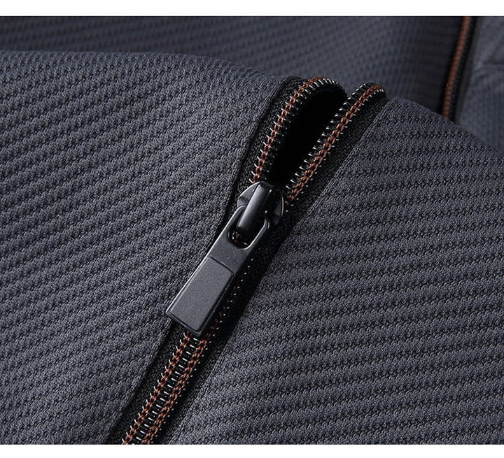 Stylish Men's Lounge Suit - Noah-Deep Black-L-State of Style