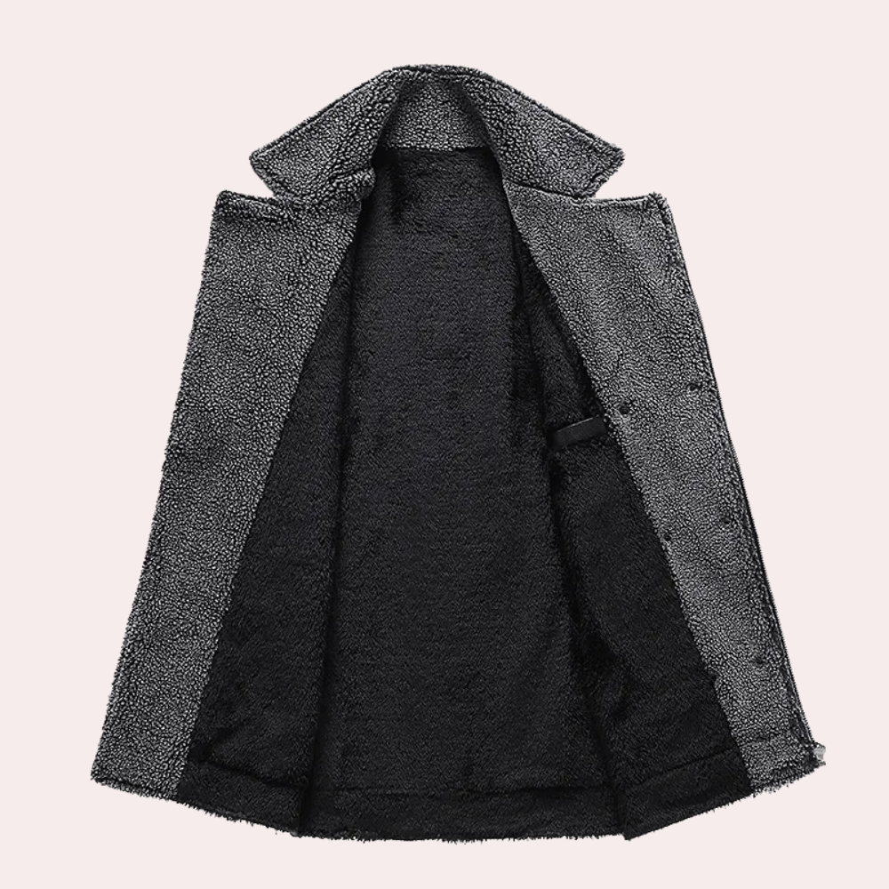 Stylish Men's Motorcycle Jacket with Functional Design - Ronan-Black-S-State of Style