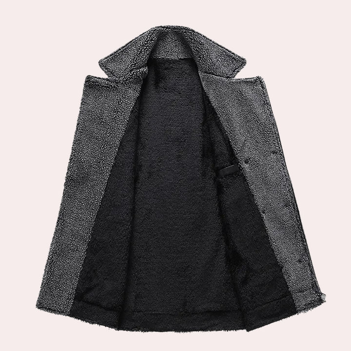 Stylish Men's Motorcycle Jacket with Functional Design - Ronan-Black-S-State of Style