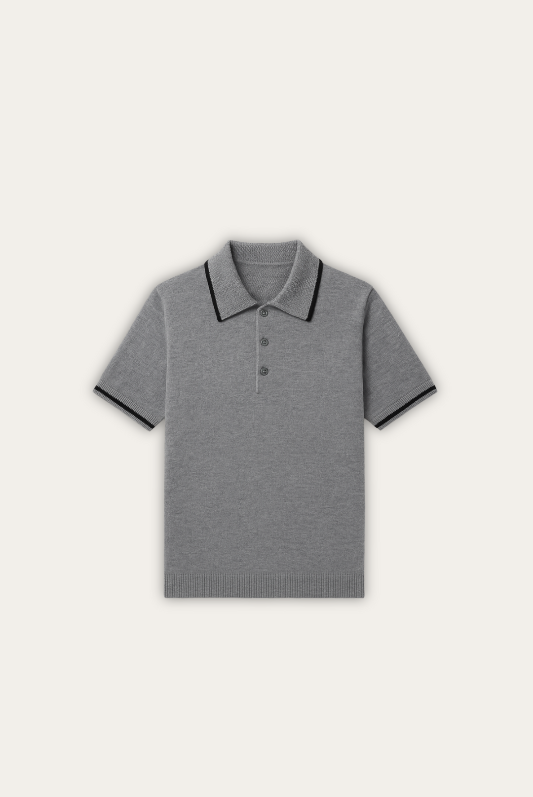 Stylish men's polo made of cashmere-merino wool – Renzo-S-State of Style