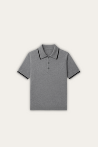 Stylish men's polo made of cashmere-merino wool – Renzo-S-State of Style
