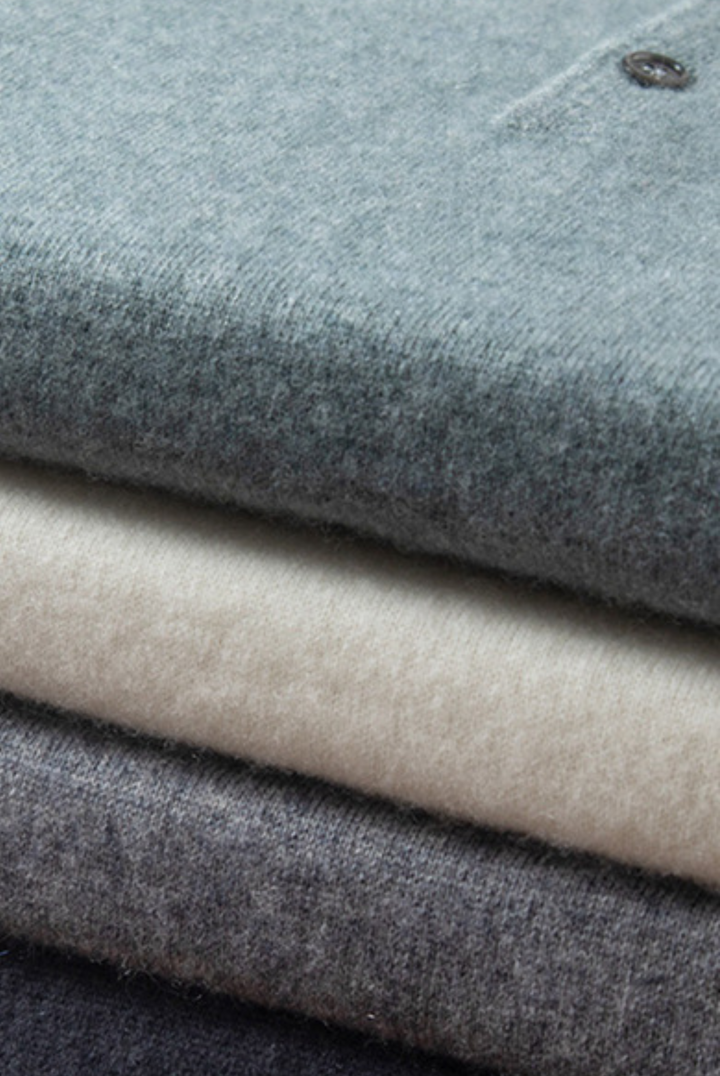 Stylish men's polo made of cashmere-merino wool – Renzo-S-State of Style