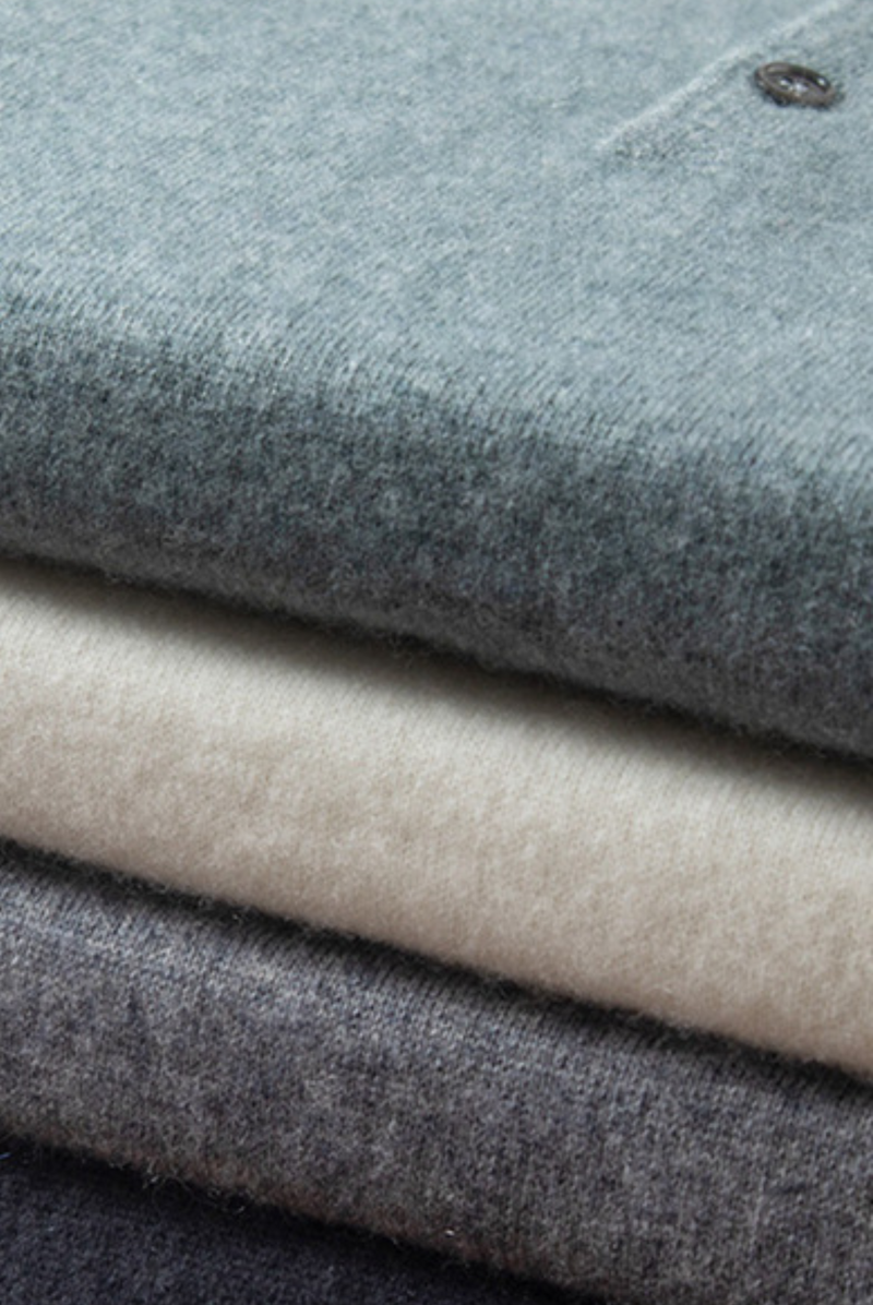 Stylish men's polo made of cashmere-merino wool – Renzo-S-State of Style