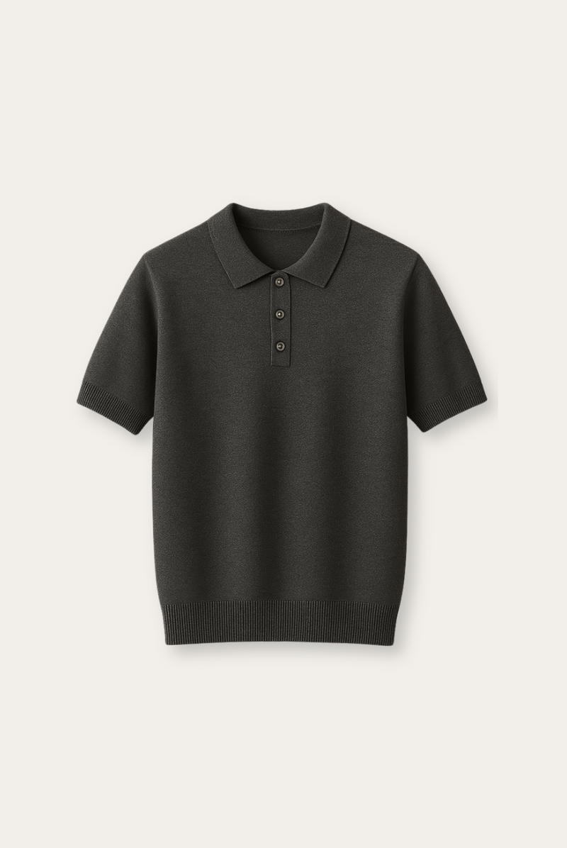 Stylish men's polo made of cashmere-merino wool – Taren-S-State of Style