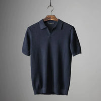 Stylish Men's Polo – Nestor-Dark blue-S-State of Style