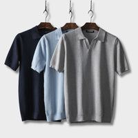 Stylish Men's Polo – Nestor-Light blue-S-State of Style