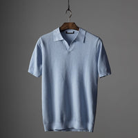 Stylish Men's Polo – Nestor-Light blue-S-State of Style