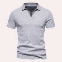 Stylish Men's Polo – Nico-Light grey-S-State of Style