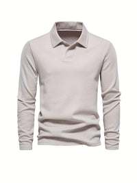 Stylish Men's Pullover – Matteo-Beige-S-State of Style
