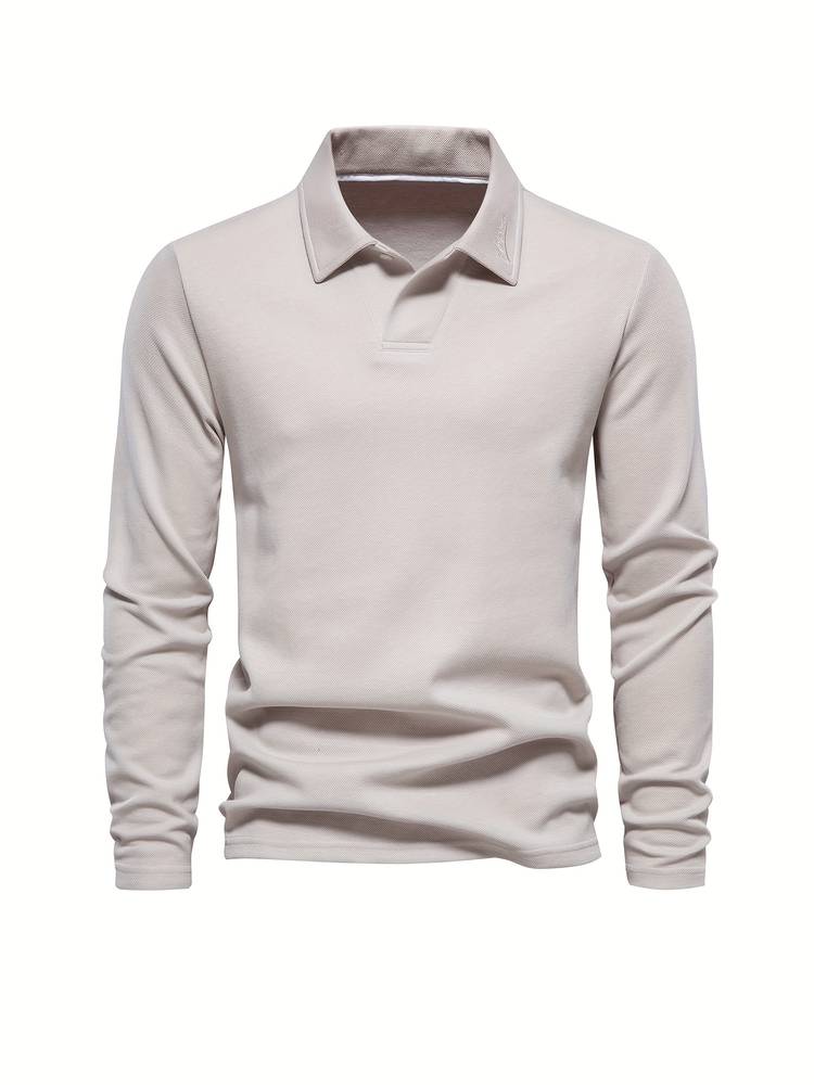 Stylish Men's Pullover – Matteo-Beige-S-State of Style