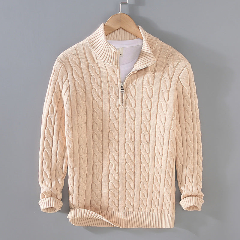 Stylish Men's Season Sweater - Orion-Beige-XS-State of Style