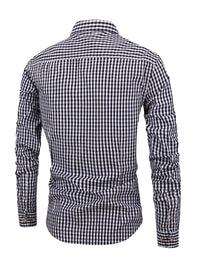Stylish Men's Shirt - Jasper-Navy Blue-XS-State of Style