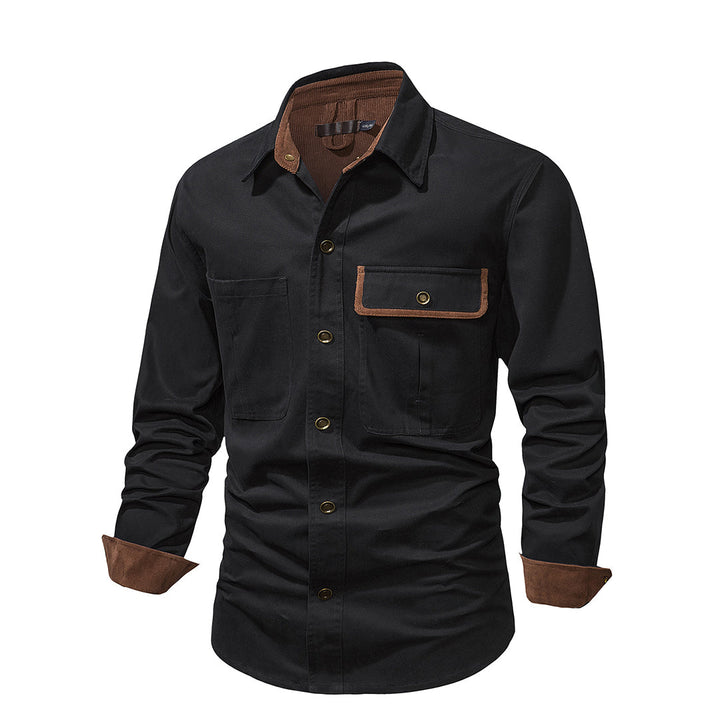 Stylish Men's Shirt - Lars-Black-S-State of Style