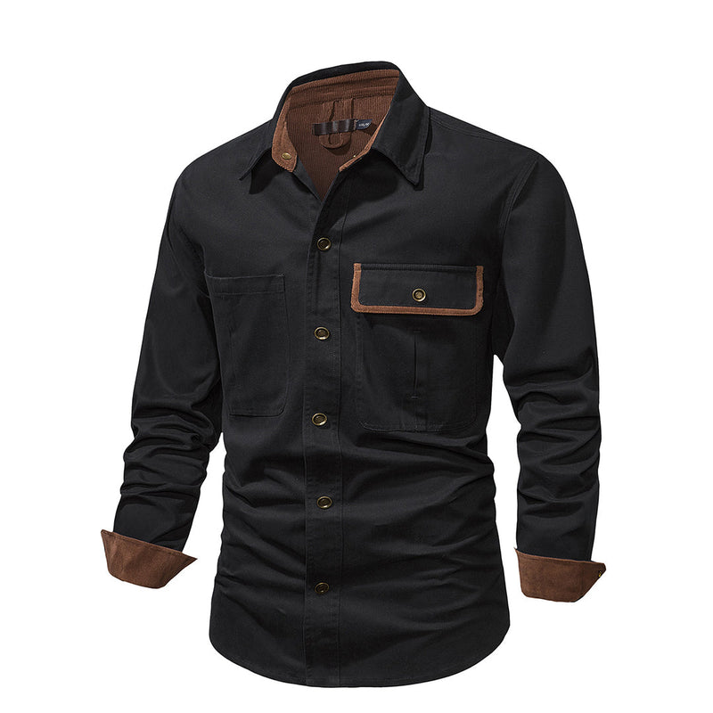 Stylish Men's Shirt - Lars-Black-S-State of Style