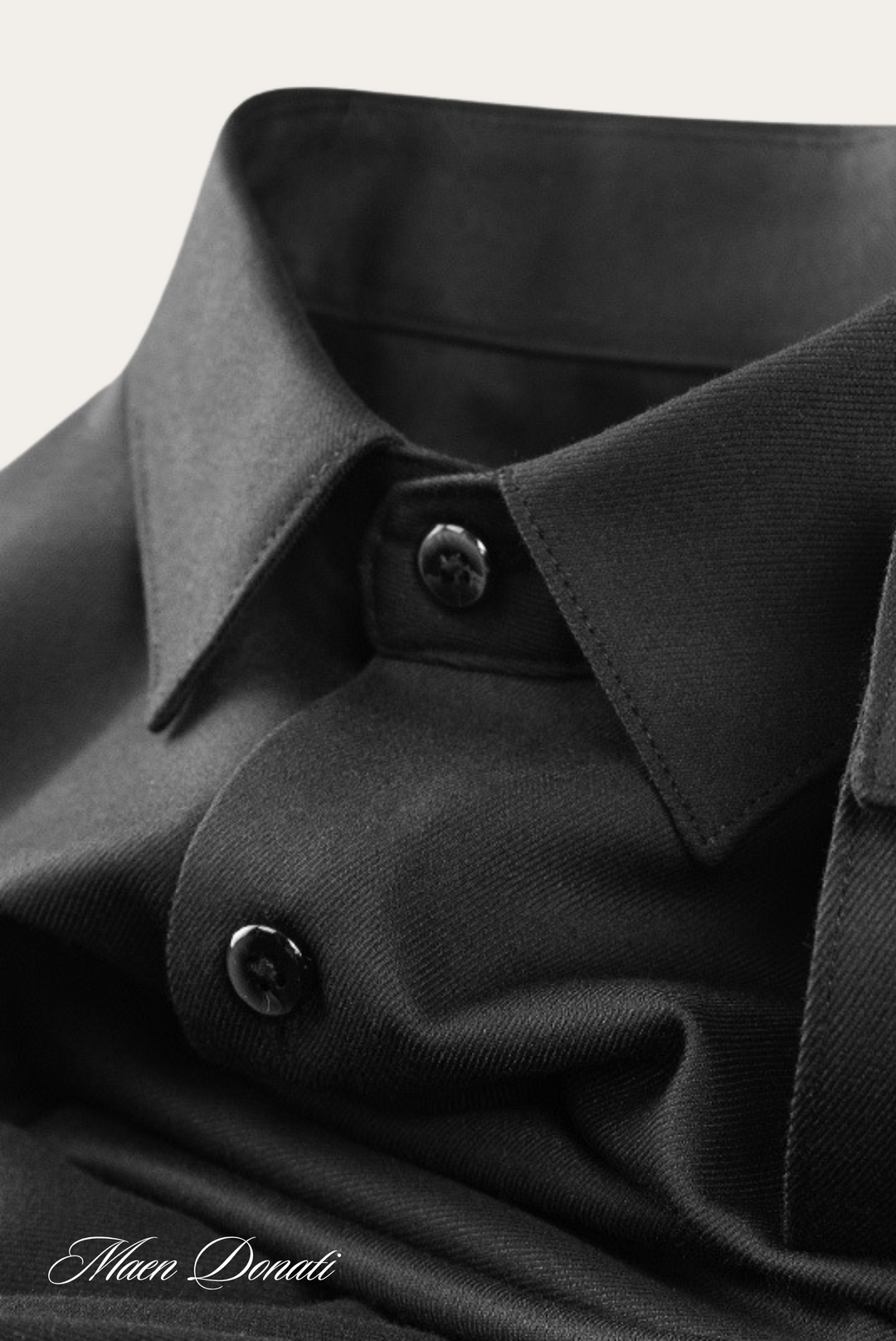 Stylish Men's Shirt – Silvano-Black-State of Style