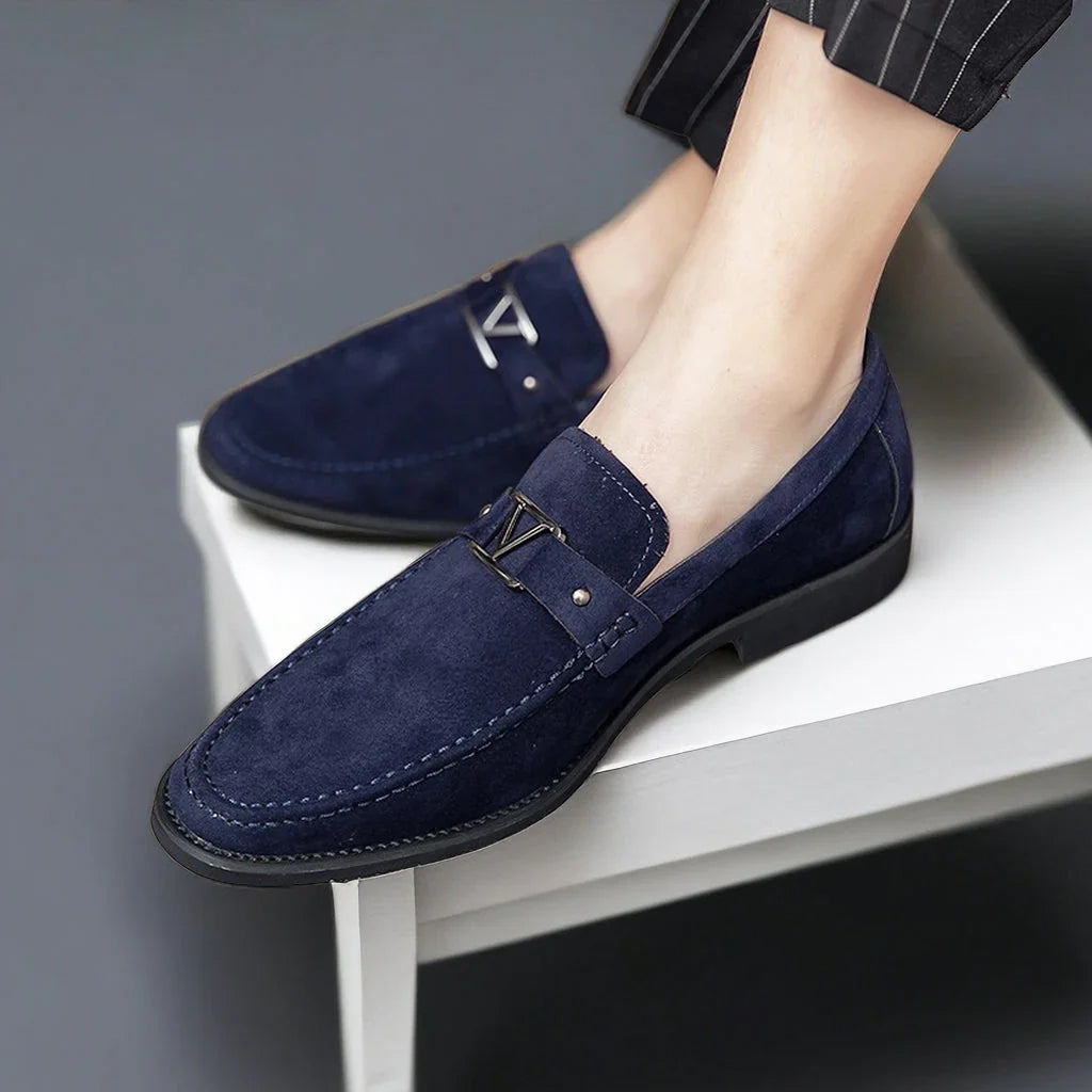 Stylish Men's Slip-On Loafer - Lorenzo-Blue-7.5-State of Style