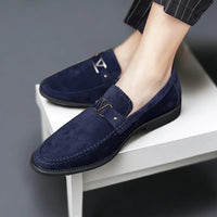 Stylish Men's Slip-On Loafer - Lorenzo-Blue-7.5-State of Style