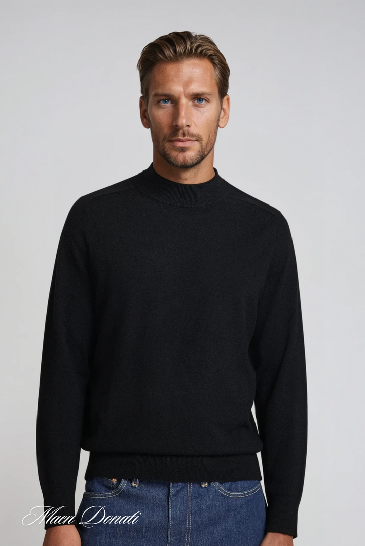 Stylish Men's Sweater - David-Black-M-State of Style