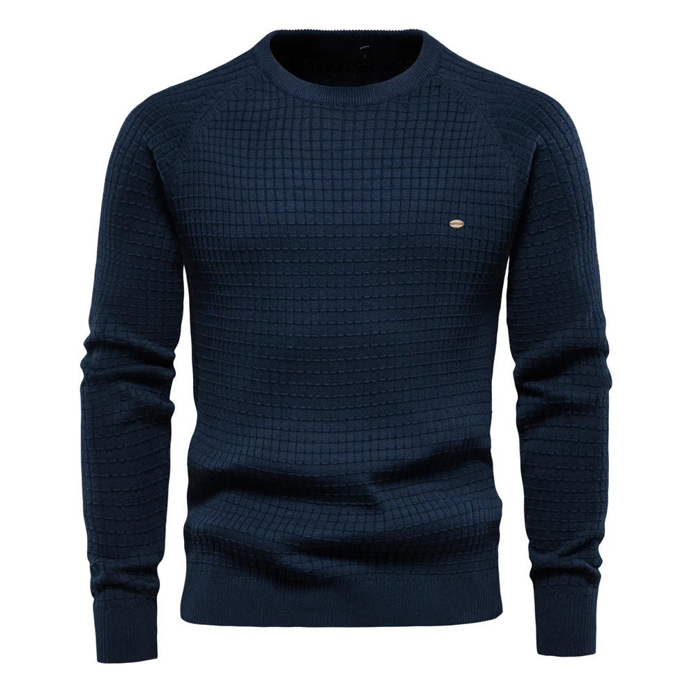 Stylish Men's Sweater - Felix-Dark Blue-S-State of Style