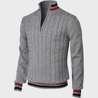 Stylish Men's Sweater - Luca-Grey-S-State of Style