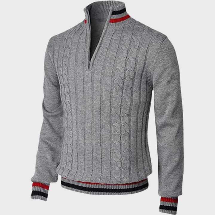 Stylish Men's Sweater - Luca-Grey-S-State of Style