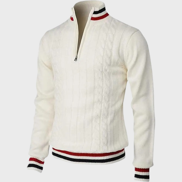 Stylish Men’s Sweater - Luca-White-S-State of Style