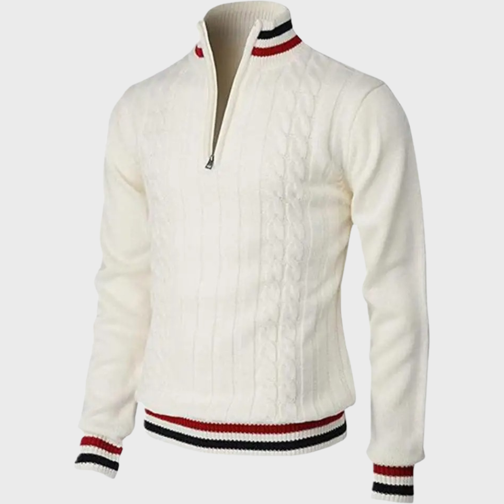 Stylish Men's Sweater - Luca-White-S-State of Style