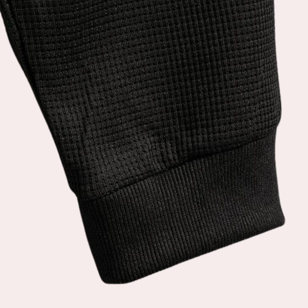 Stylish Men's Tracksuit - Mason-Black and White-M-State of Style