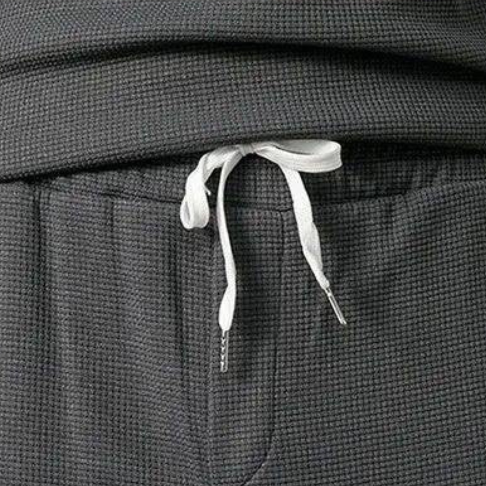 Stylish Men's Tracksuit - Mason-Black and White-M-State of Style