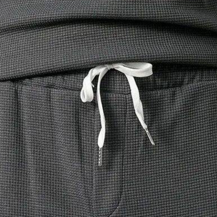 Stylish Men's Tracksuit - Mason-Black and White-M-State of Style