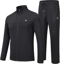 Stylish Men's Tracksuit - Olly-Black Set-S-State of Style