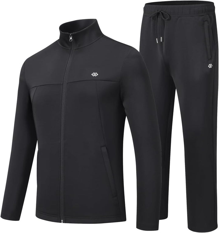 Stylish Men's Tracksuit - Olly-Black Set-S-State of Style
