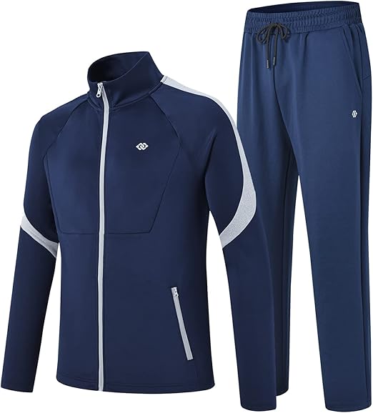 Stylish Men's Tracksuit - Olly-Blue/Grey-S-State of Style