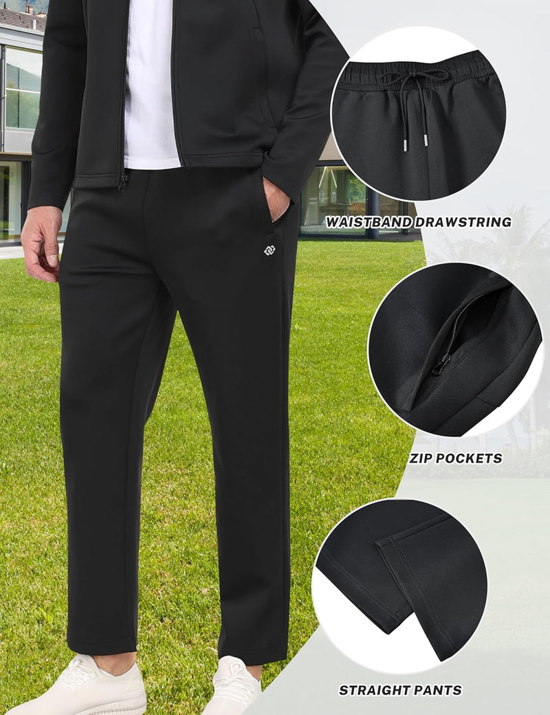 Stylish Men's Tracksuit - Olly-White/Black-S-State of Style