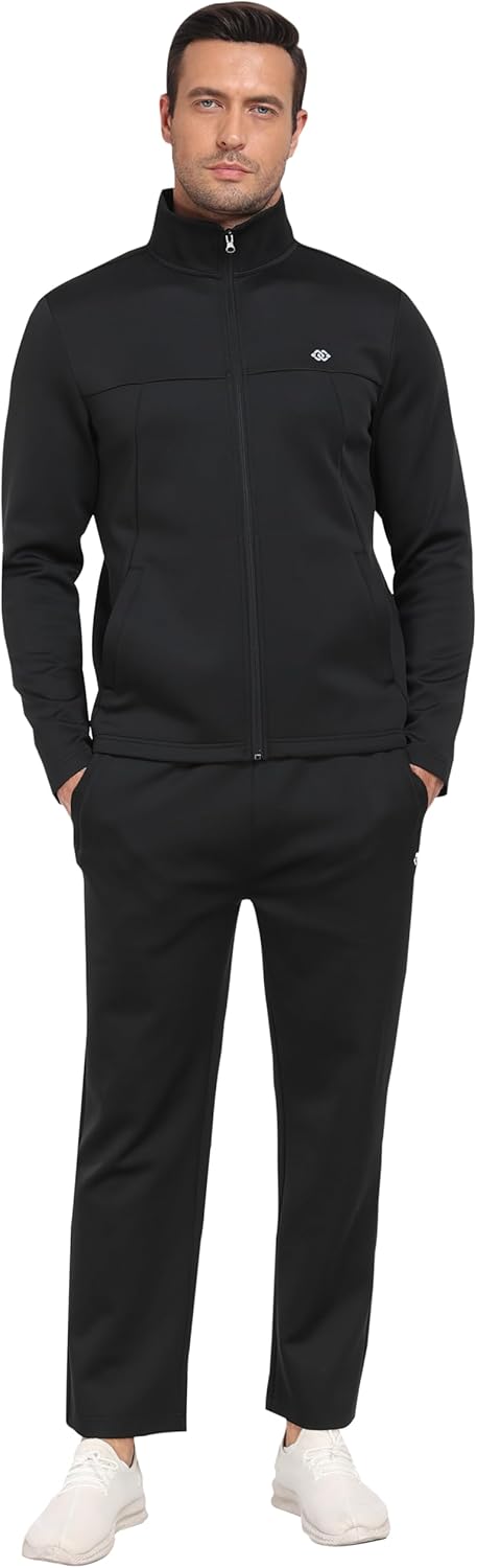 Stylish Men's Tracksuit - Olly-White/Black-S-State of Style