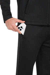 Stylish Men's Tracksuit - Olly-White/Black-S-State of Style