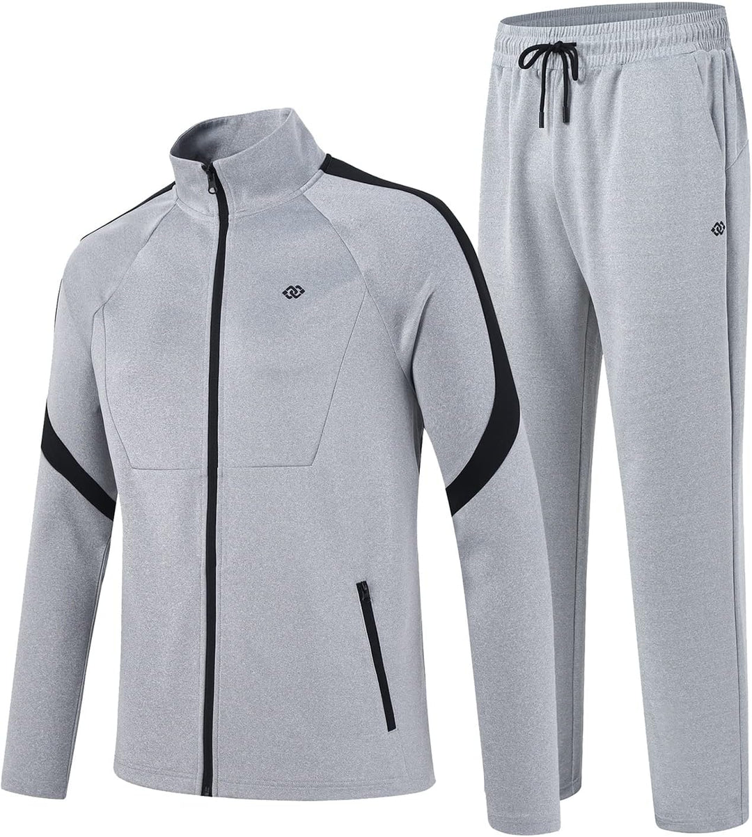 Stylish Men's Tracksuit - Olly-White/Black-S-State of Style