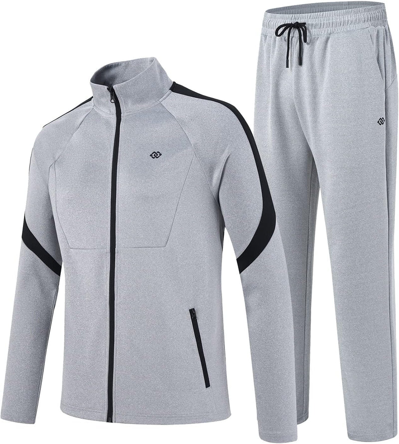 Stylish Men's Tracksuit - Olly-White/Black-S-State of Style
