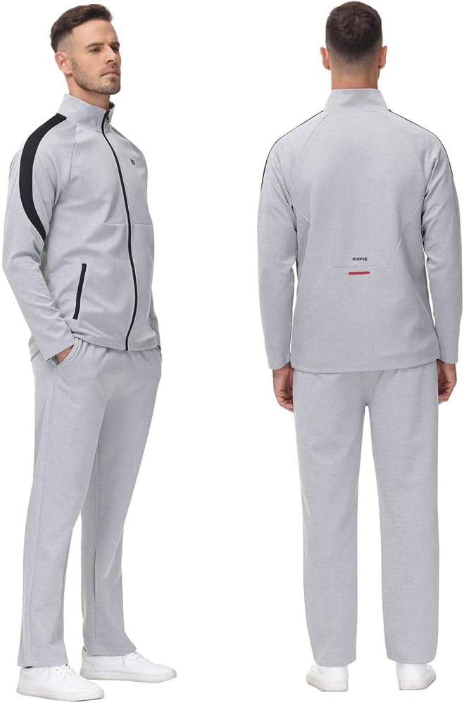 Stylish Men's Tracksuit - Olly-White/Black-S-State of Style
