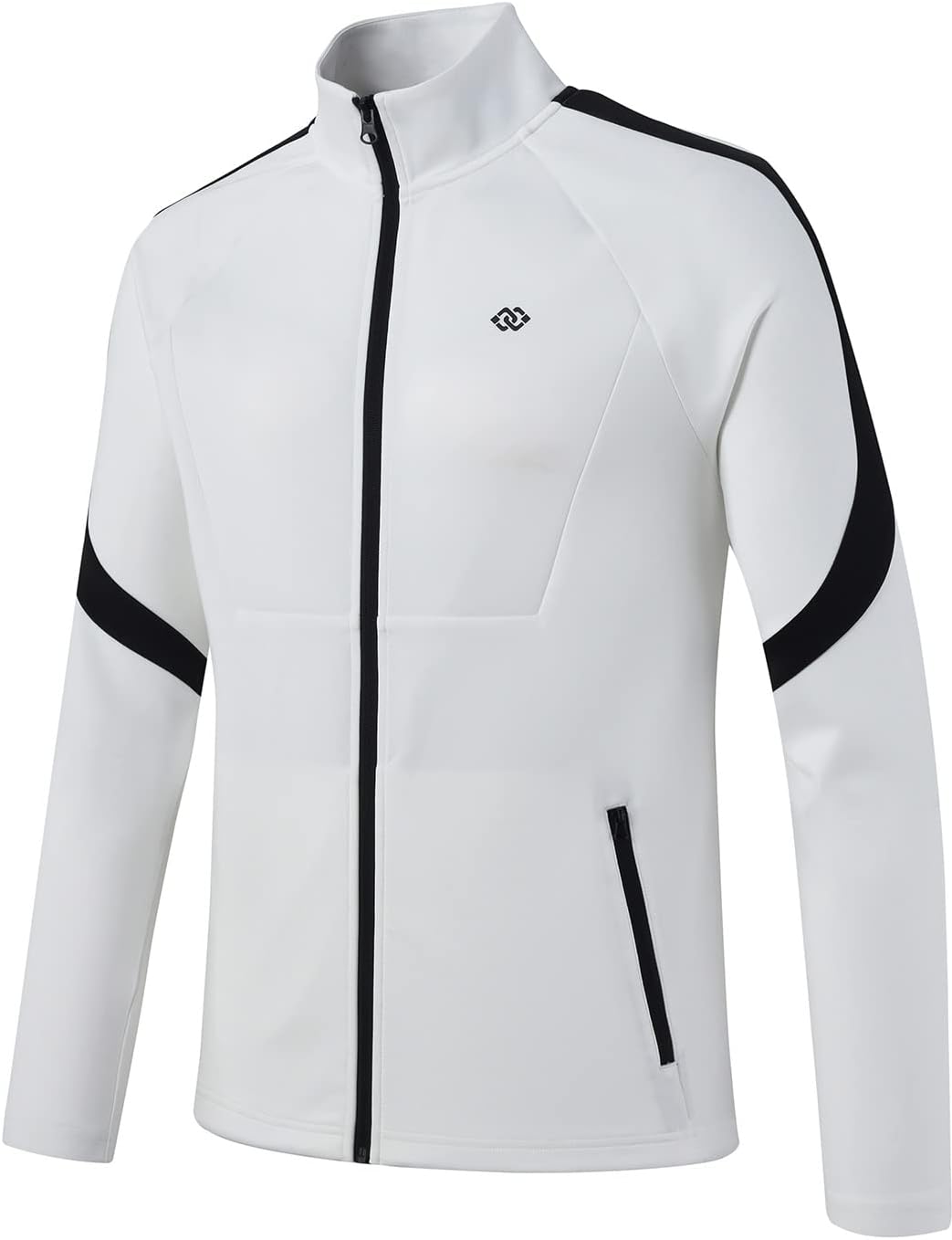 Stylish Men's Tracksuit - Olly-White/Black-S-State of Style
