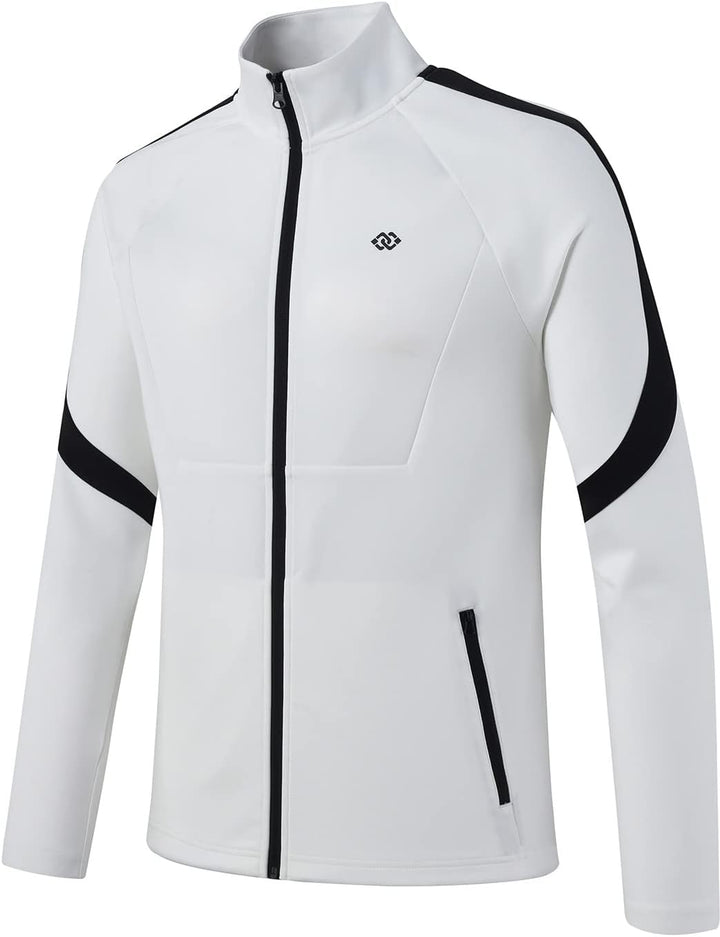 Stylish Men's Tracksuit - Olly-White/Black-S-State of Style