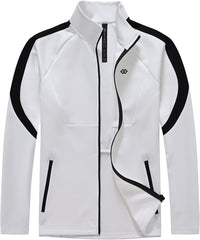 Stylish Men's Tracksuit - Olly-White/Black-S-State of Style