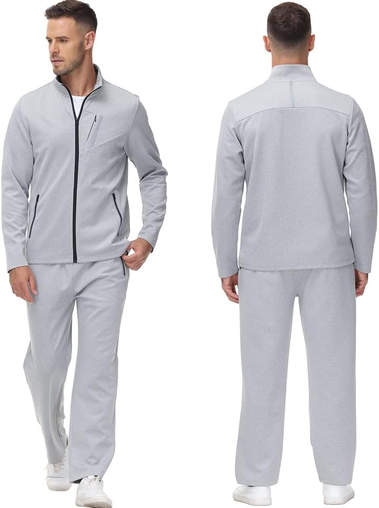 Stylish Men's Tracksuit - Olly-White/Black-S-State of Style