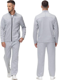 Stylish Men's Tracksuit - Olly-White/Black-S-State of Style