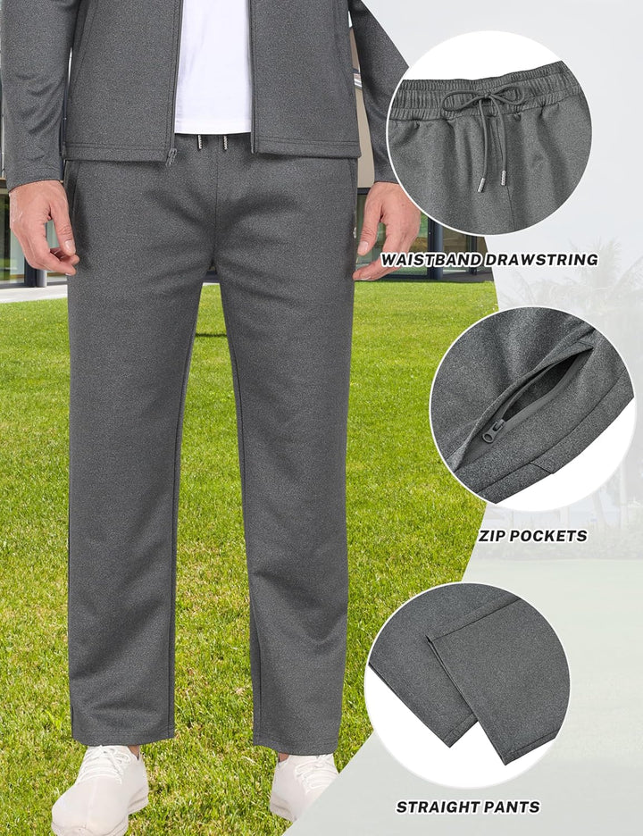 Stylish Men's Tracksuit - Olly-White/Black-S-State of Style